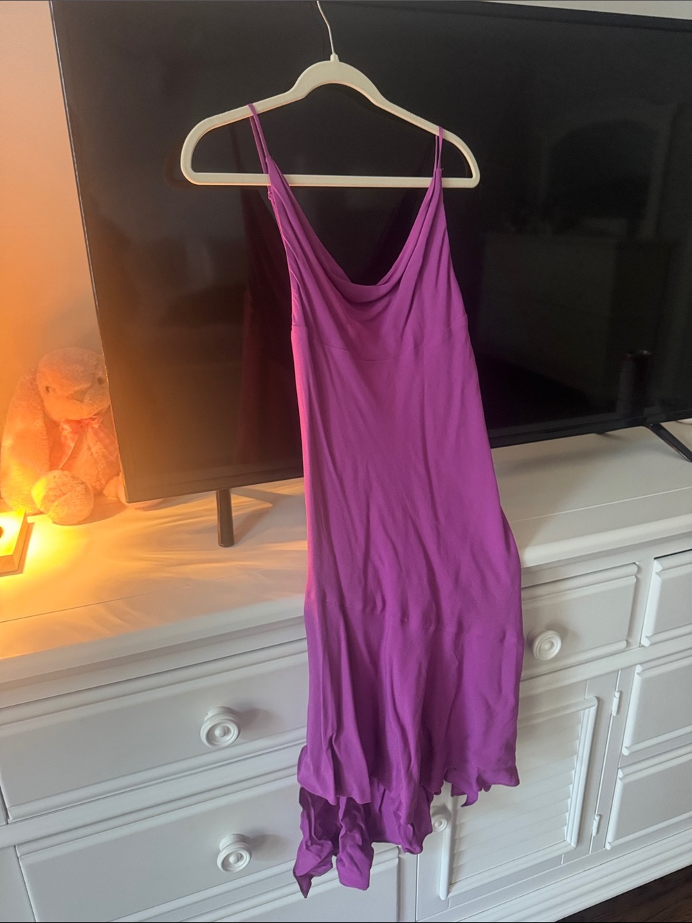 Steve Madden Magenta Cowl Neck Slip